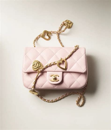 chanel mini flap bag pink